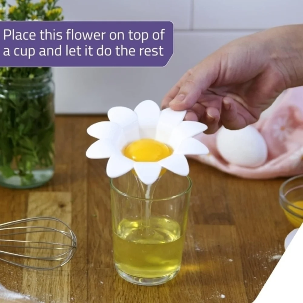 Flower Shaped Egg‎ White Separater for Cooking White